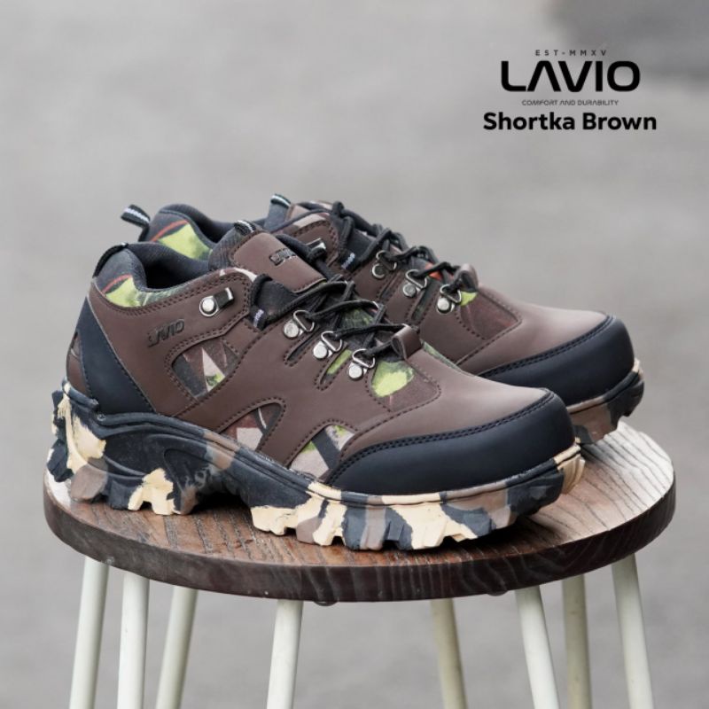 Sepatu Safety Ujung Besi Boots Pendek Boots Klasik Outdoor Gunung Touring Lavio Shortka Original