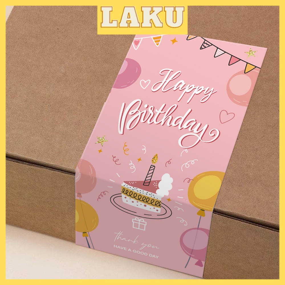 

LAKU 50Pcs Stiker Ulang Tahun Anak Label | Sticker Happy Birthday | Birthday Sticker | Stiker Ultah