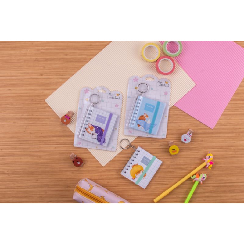 CLASSROOM buku mini spiral/ buku spiral gantungan kunci
