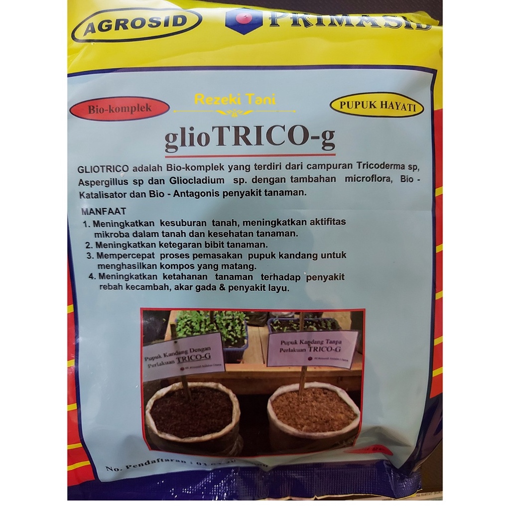 Jual Pupuk Hayati Glio Trico G Bio Komplek 500gr Shopee Indonesia