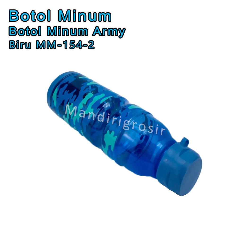 Motif Army Biru MM-154-2 * Botol Minum Plastik * 700 ml*