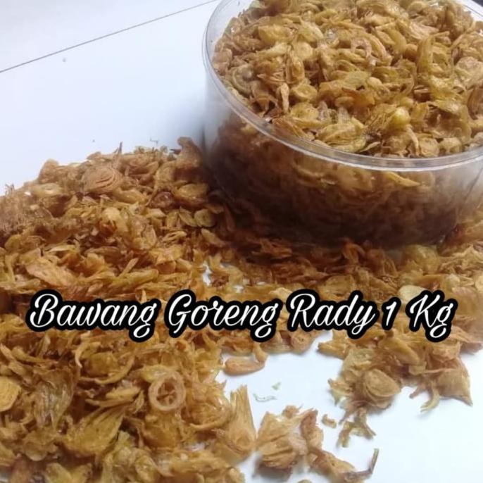 

Bawang Goreng Asli Brebes Gurih Dan Renyah 1 Kilogram.