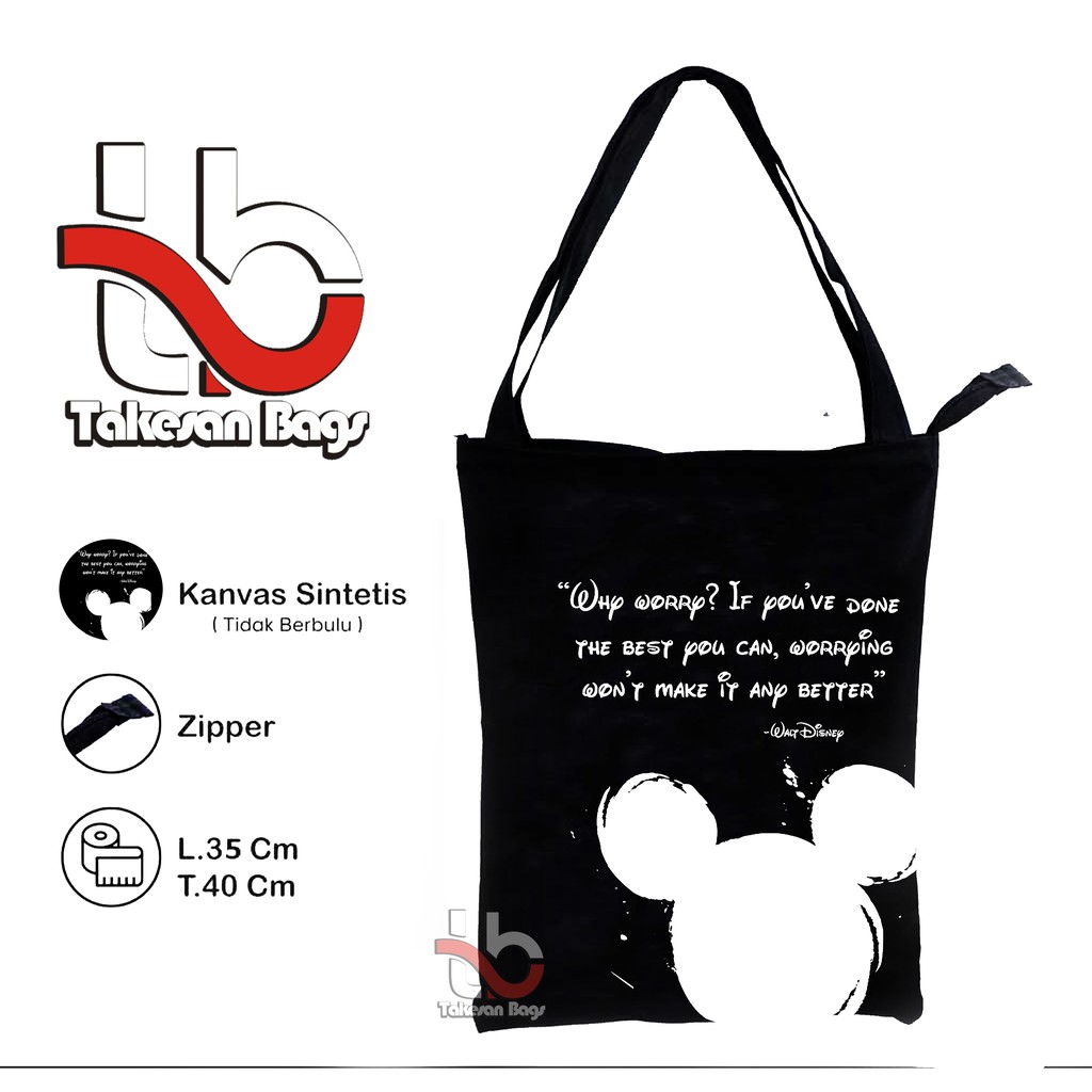 totebag wanita - totebag - totebag custom - tote bag resleting - tote bag kanvas