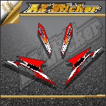 Striping variasi Beat Karbu sticker Motor Beat Karbu Variasi 02
