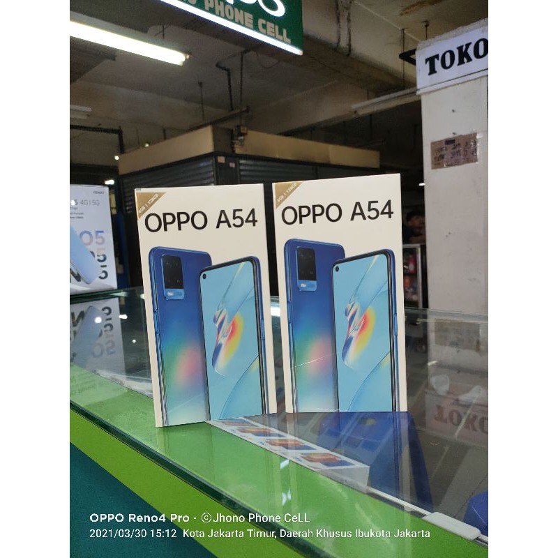 oppo a54 (ram 4gb internal 128gb)(ram 6gb/internal 128gb) garansi resmi oppo Indonesia
