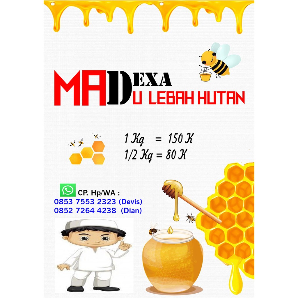 

Madu Lebah Hutan (1 KG)