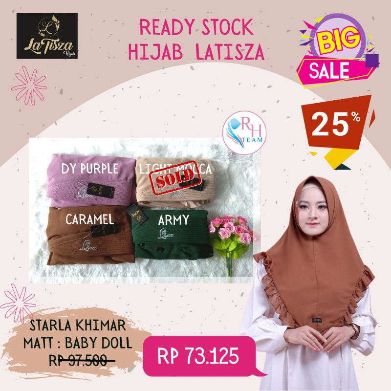 SALE Latisza Hijab : Starla Khimar