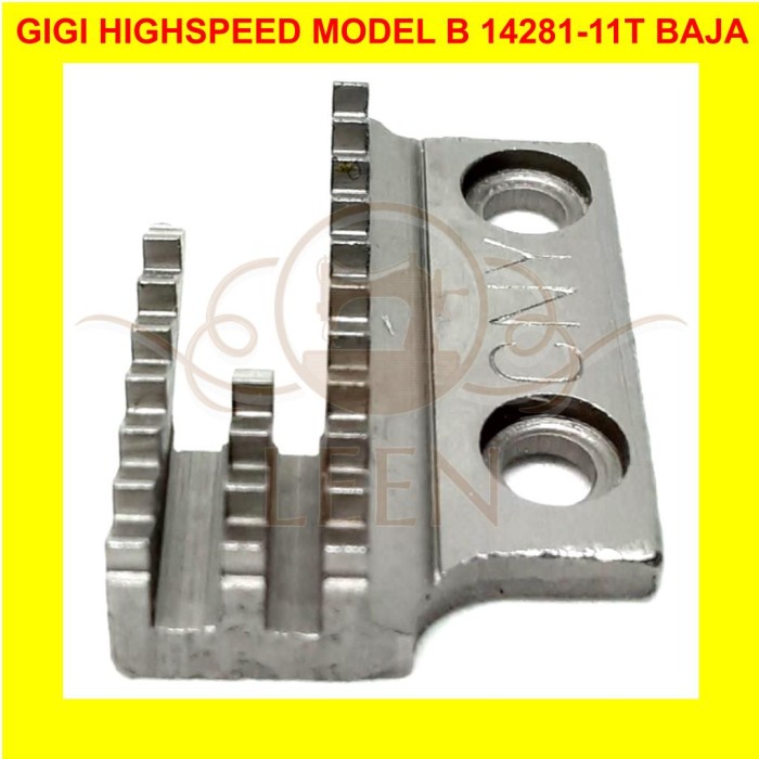 Gigi B Mesin Jahit High Speed 12481-11T CNY Baja Industri 3 Baris LEEN