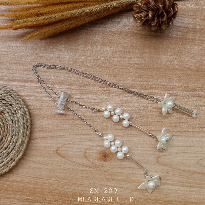 STRAP MASKER 2IN1 MUTIARA