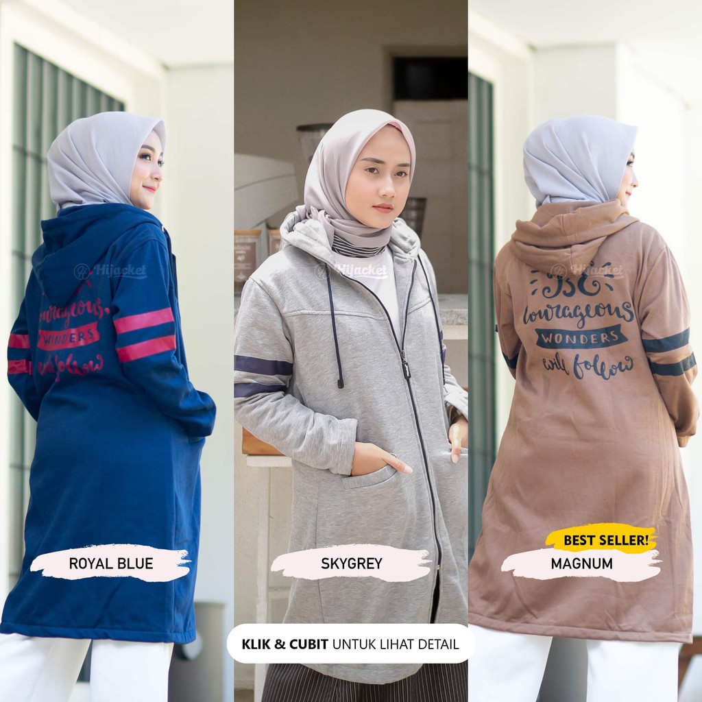 ⚠️DISKON BESAR⚠️ HIJACKET BEAUTIX ORIGINAL JAKET WANITA JAKET MUSLIMAH HIJABER NO.1 DI INDONESIA-2