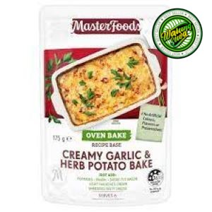 

Master Foods Masterfoods Creamy Garlic & Herb Potato Bake 175 gr