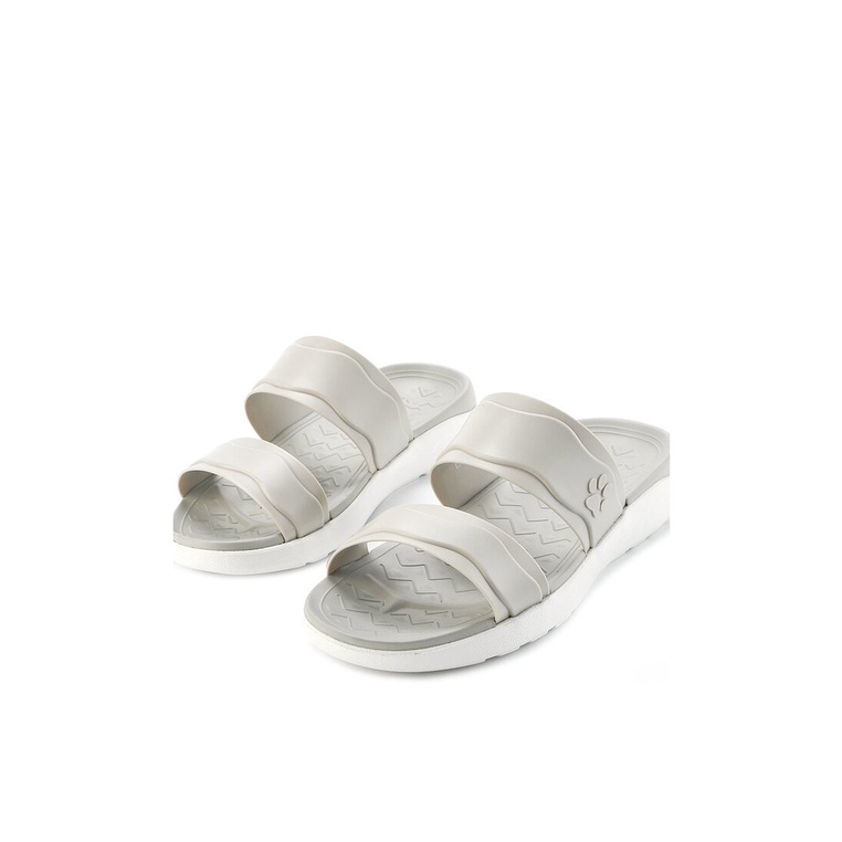 SANDAL SLIDE WANITA HUSH PUPPIES ORIGINAL CASUAL BRANDED GREY HW31