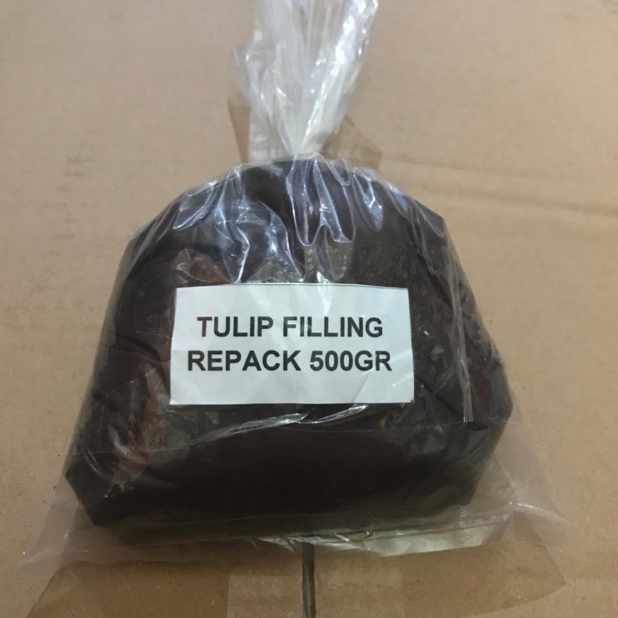 Tulip Master Filling Repack Repack 500gram - Filling Dark Chocolate