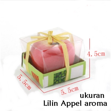 Lilin Apple Aroma Therapi Estetic Kado Unik Gift