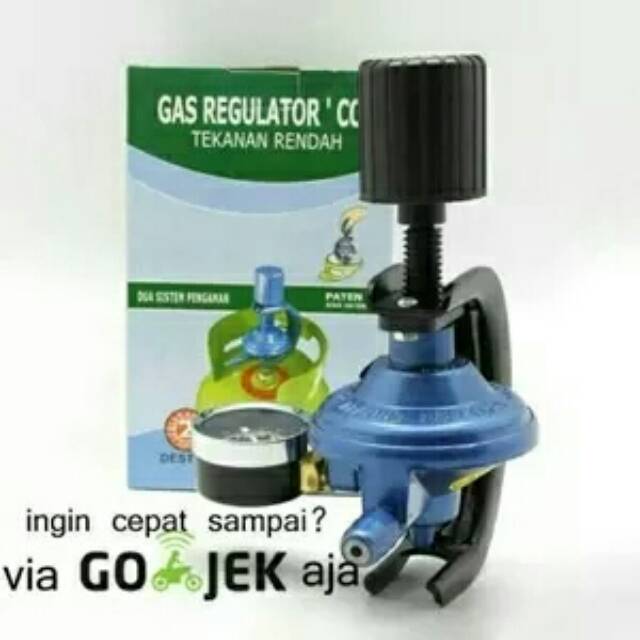 REGULATOR KOMPOR GAS ELPIJI DESTEC COM-U12RM TEKANAN RENDAH