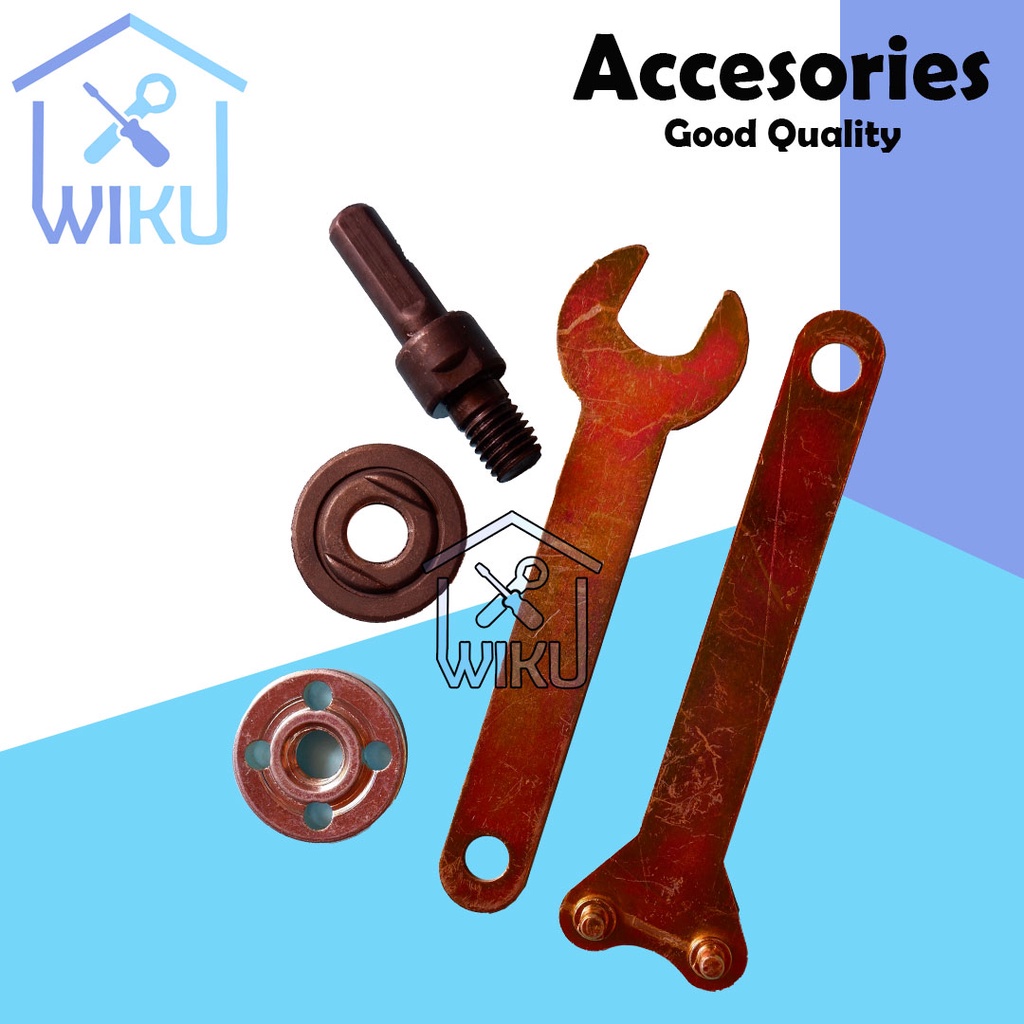 XENON Adaptor Bor / AdBor Gerinda 4" Set - Inner , Outer , Kunci , Adaptor untuk adaptor bor jadi ge