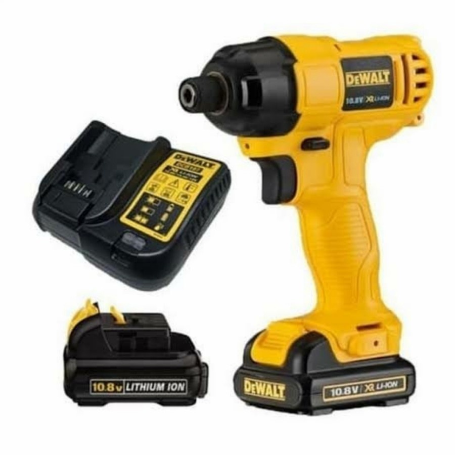 Dewalt Bor Obeng Baterai Cordless 10.8V Impact Driver DCF805C2 DCF805