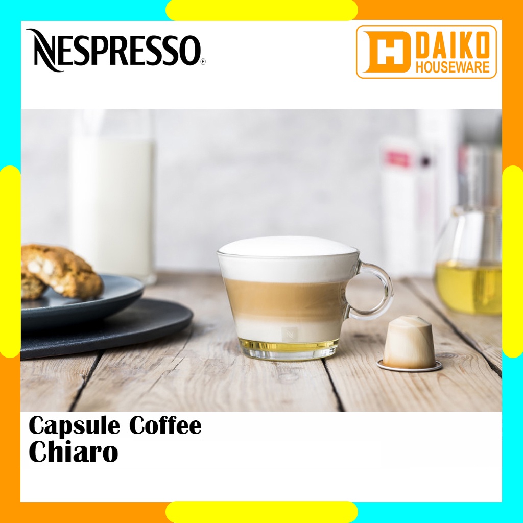 Capsule Nespresso Chiaro Original Nestle 1 Pack - Coffee Barista Creations Kopi Kapsul Exapred Panjang