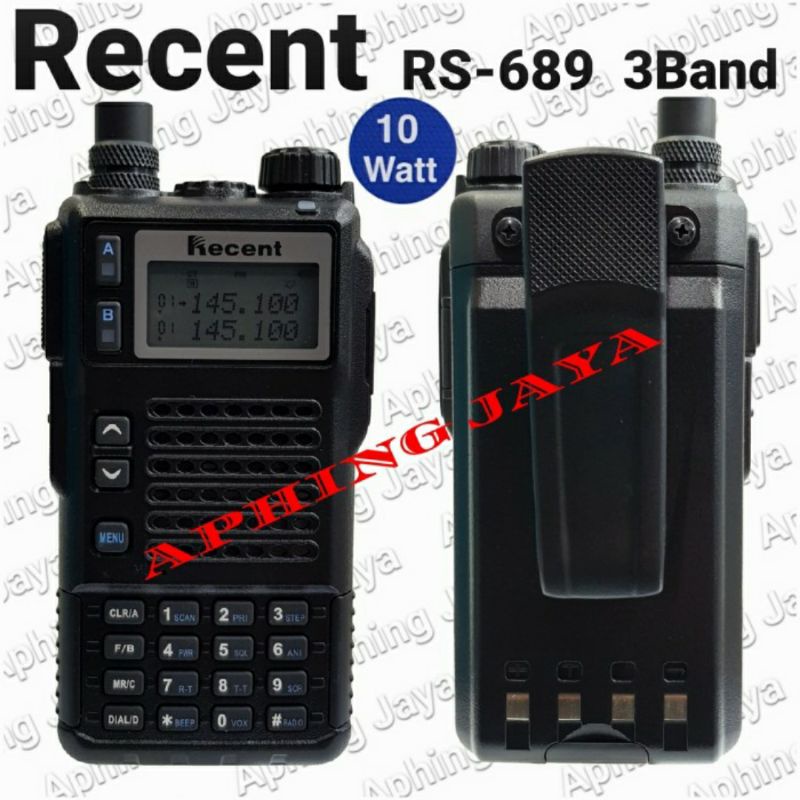 Radio HT Recent 10Watt Threeband Frequency VHF / UHF / UHF