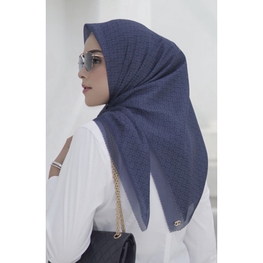 Tapis Square  Oxford Blue - Buttonscarves