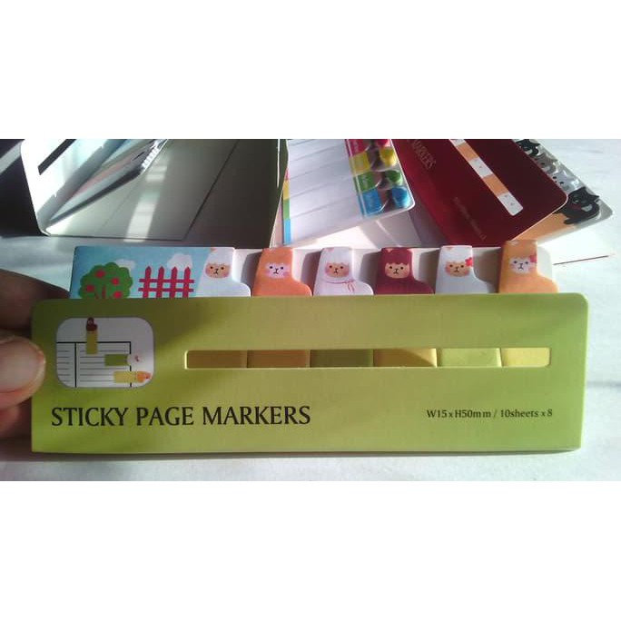 

BEST SELLER Set Pembatas Buku Kertas Caracter Unik Domba Ternak Sticky Page Marker TERJAMIN
