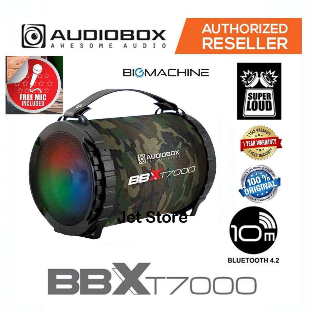 Audiobox BBX T7000 Bluetooth Portable Speaker with FM Radio