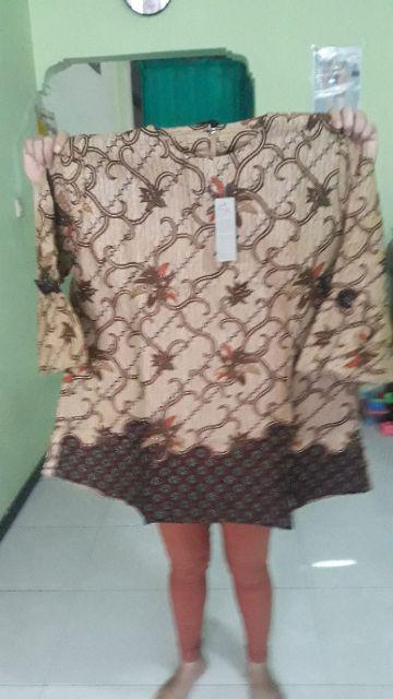 Blouse Couple Batik Modern Monalisa Couple Batik Batik Kekinian Soegiharto.grosir