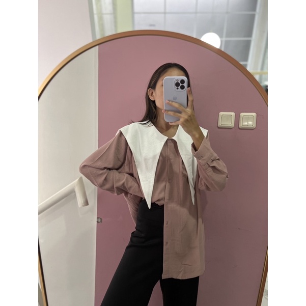 NABO - Venn Basic Blouse (Blouse Korea Style)