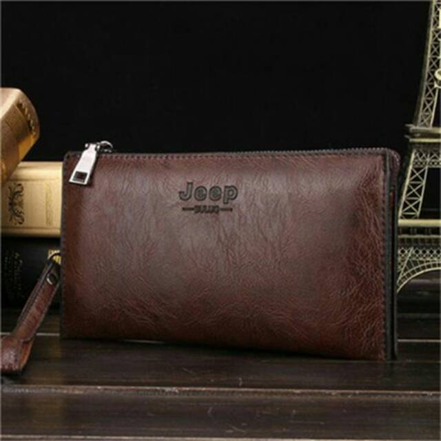 Dompet Panjang Kulit Elegan Pria Handbag Wallet - A0002