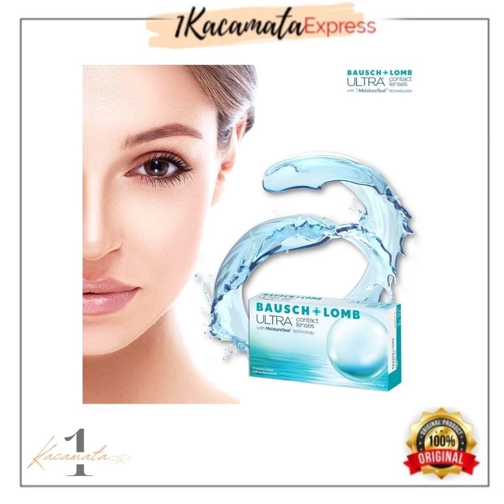 bausch and lomb ultra softlens bening bulanan silicone hydrogel