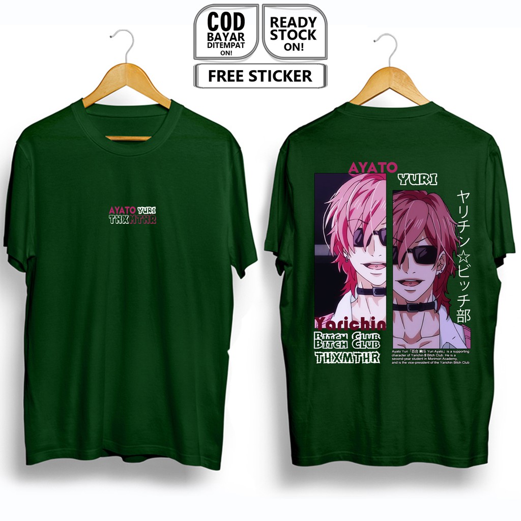KAOS AYATO YURI YARICHIN BITCH CLUB TAKASHI YUU KASHIMA TAMURA FUJISAKI ANIME MANGA BAJU JEPANG HC