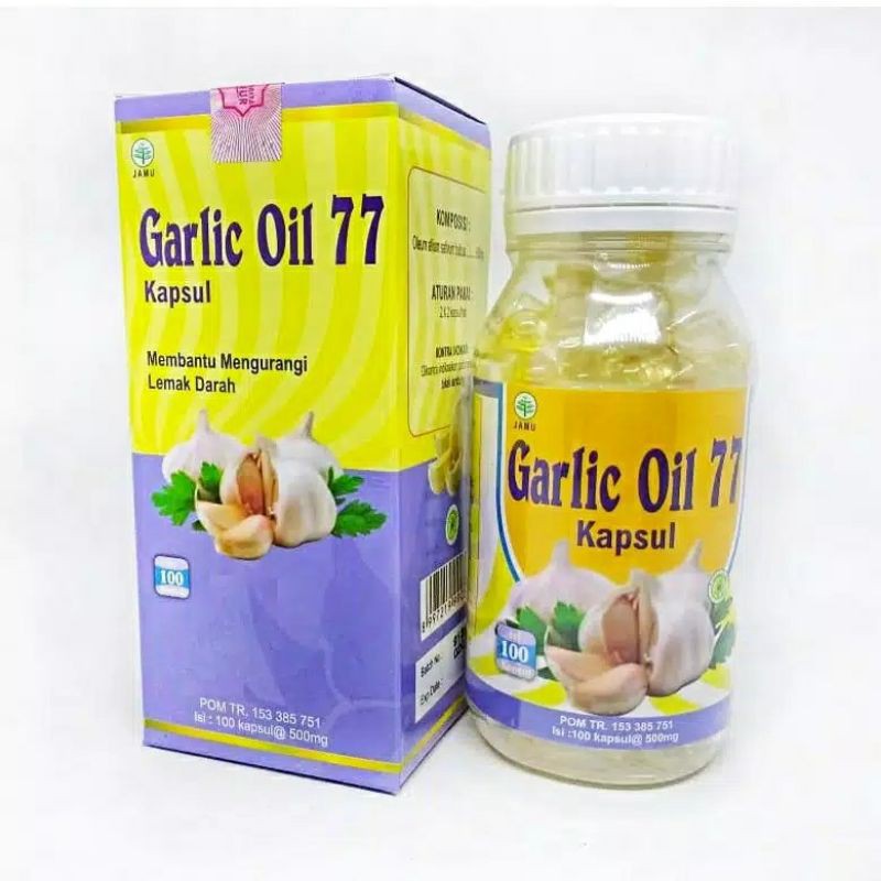 Garlic oil 77 isi 100 kapsul