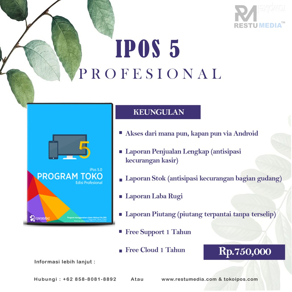 Jual Program Toko Ipos 5 Profesional Original Shopee Indonesia 3367