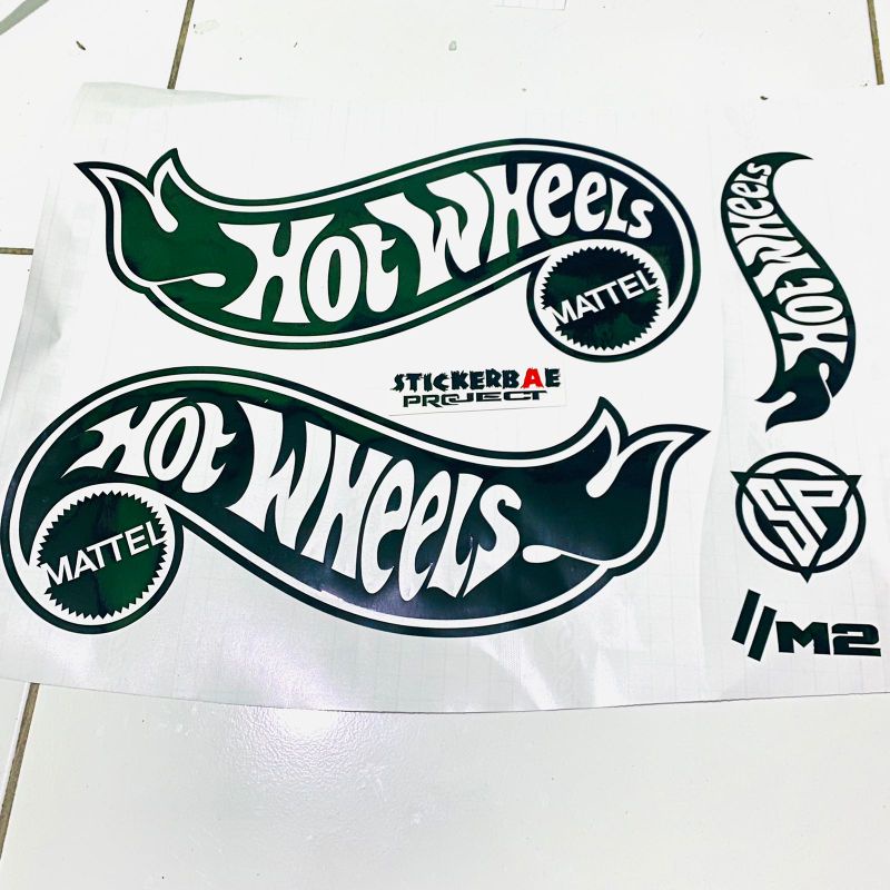 Sticker hot wheels cutting sticker 3 pcs stiker hotwhels 1 set MURAH