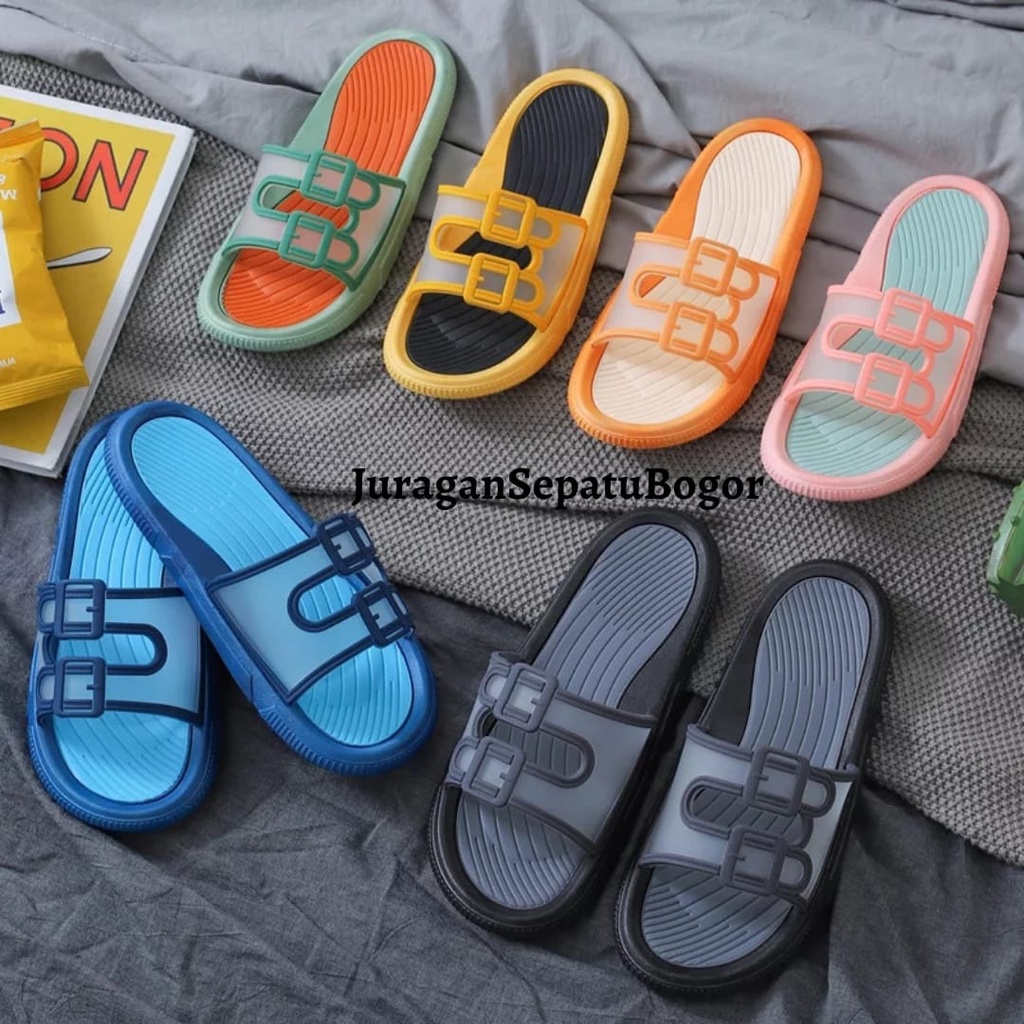 Sandal Jelly Import VANILLA  217 /  Selop Karet CEWEK COWOK