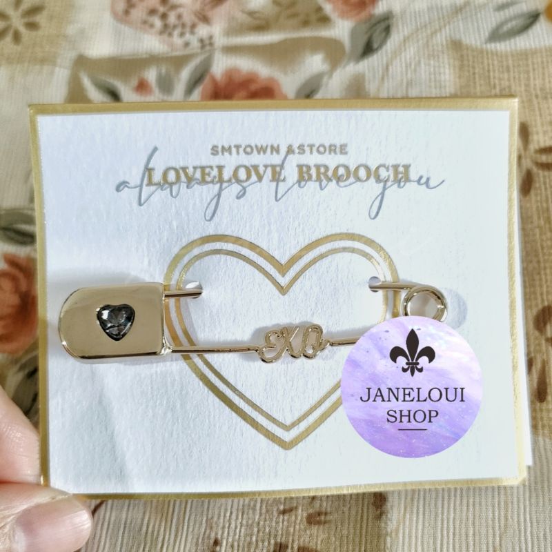 [LIMITED] EXO Love Love Official Pin Badge / Baekhyun Chanyeol D.O Lay Dont fight the feeling album 