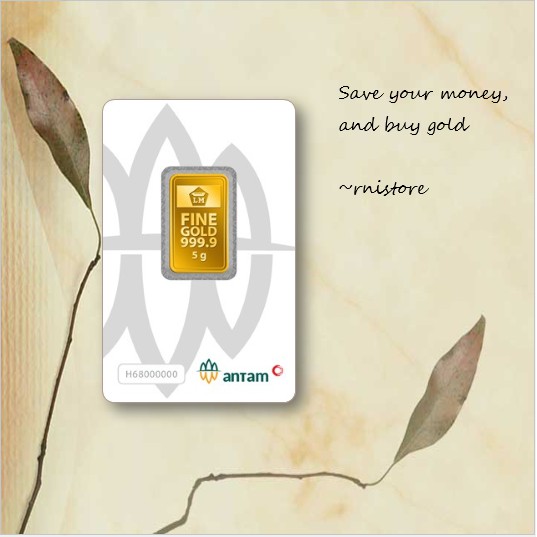 Logam Mulia Emas ANTAM 5 GR CertiEye Reinvented/New Press 2020 2021