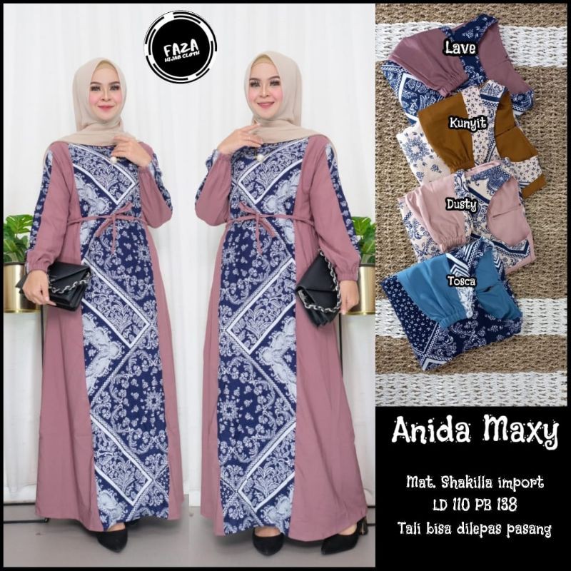 Gamis Terbaru - Anida Maxy by Faza