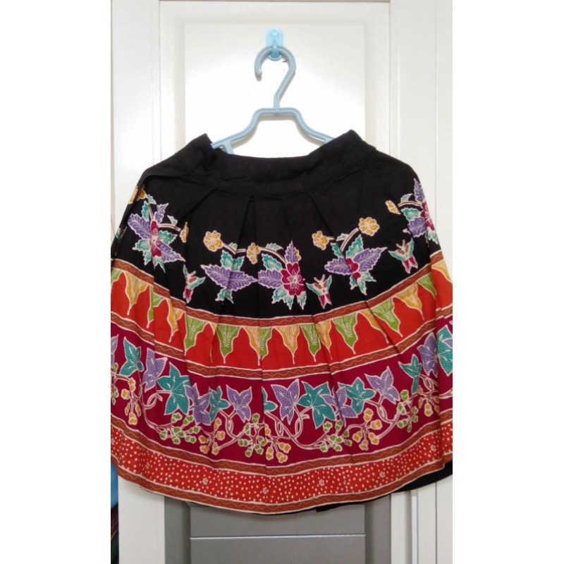 rok batik all size pinggang karet