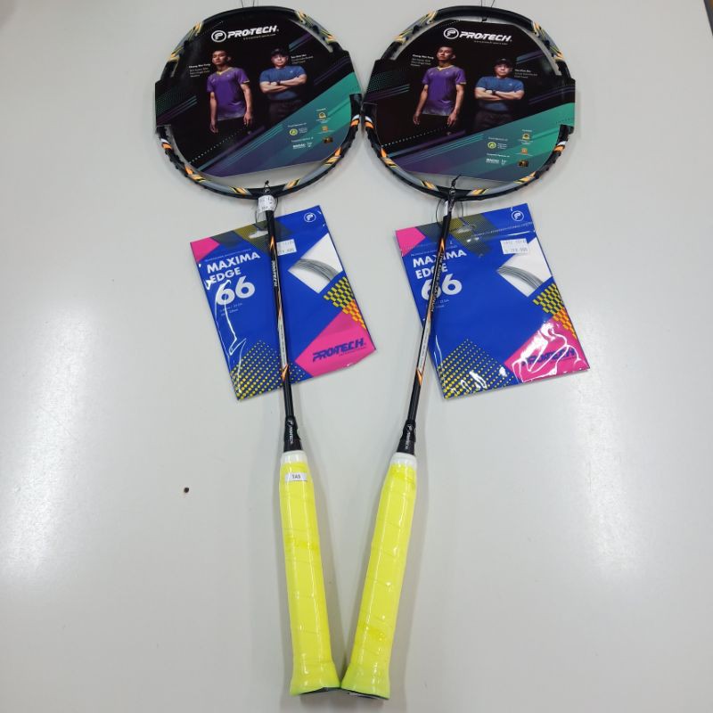 raket racket reket badminton bulutangkis protech the edge platinum original asli ori