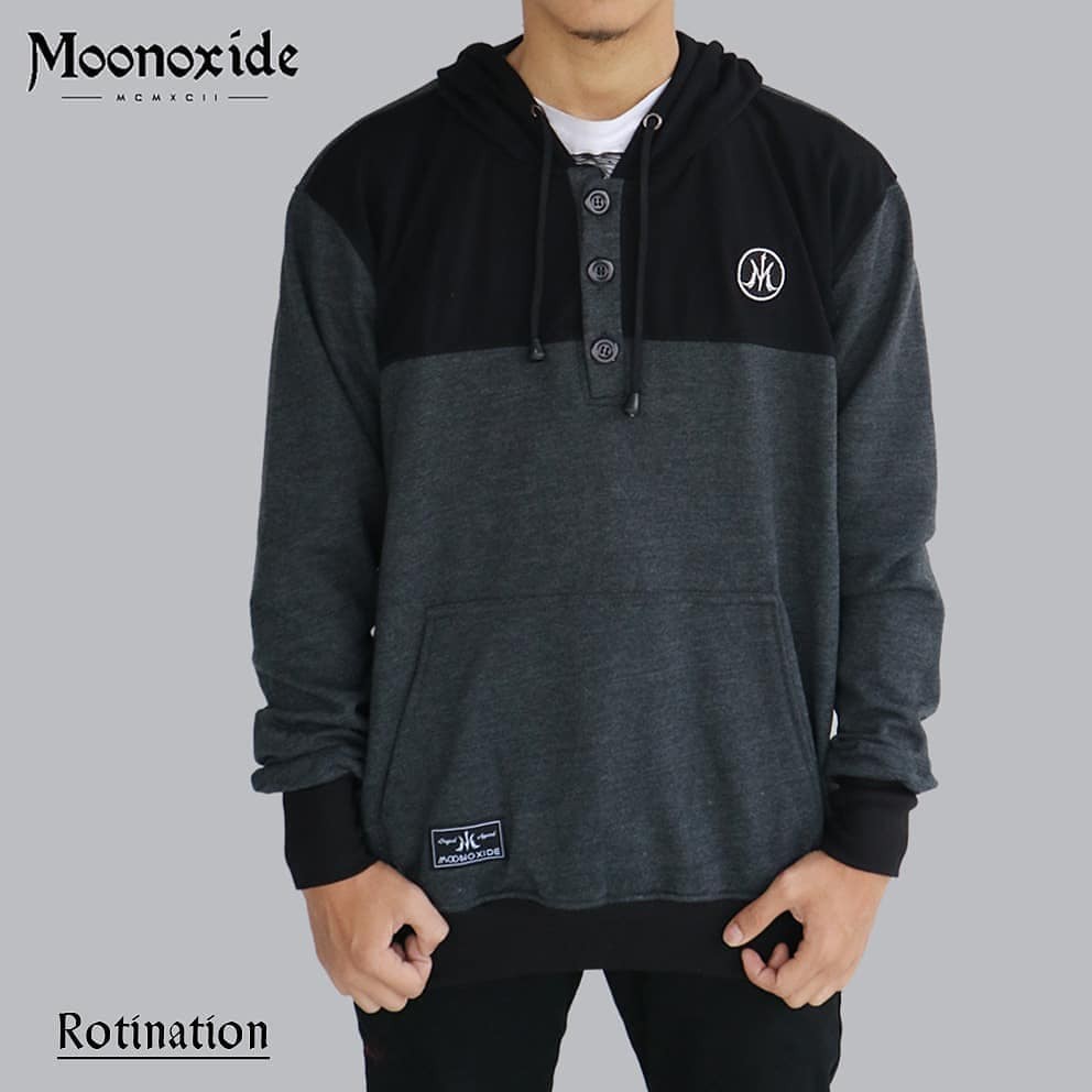 GROSIR Sweater Pria Moonoxide Jumper / Jaket Pria Hoodie Jumper Original Distro Fleece Tebal