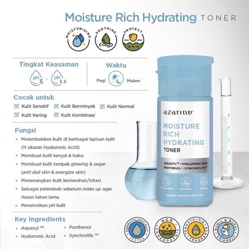 AZARINE MOISTURE RICH HYDRATING TONER