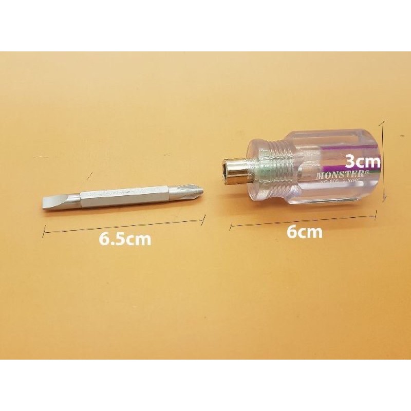 Obeng Cebol Bolak Balik Ada Magnet Original