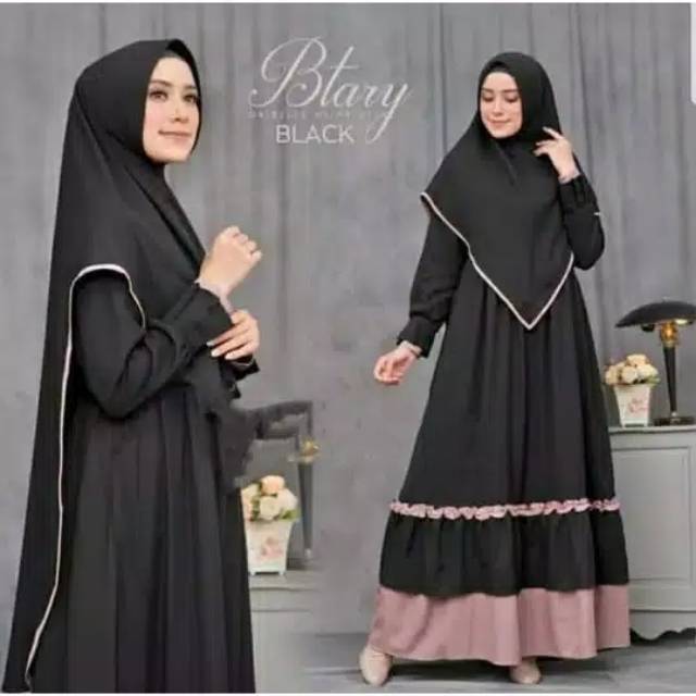 Btary syari baju gamis pakaian wanita dress fashion muslim