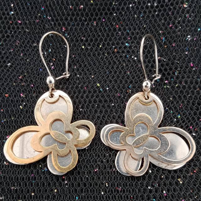 Anting Emas 17 K - Putih 4.7gr Kadar 750 - 3019