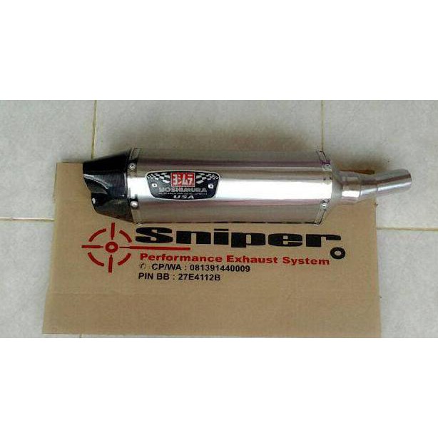 PROMO Knalpot ninja250,z250,r25,rr mono slip on yoshimura r77 double DISKON