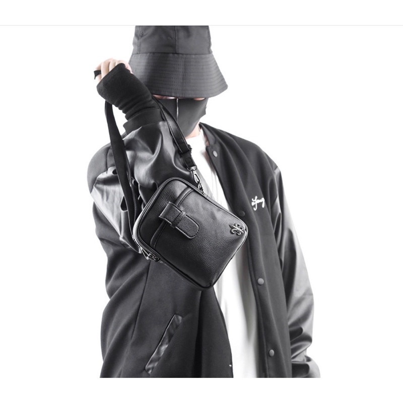 Tas Selempang Kulit Pria / Mini Sling Bag Kulit Pria