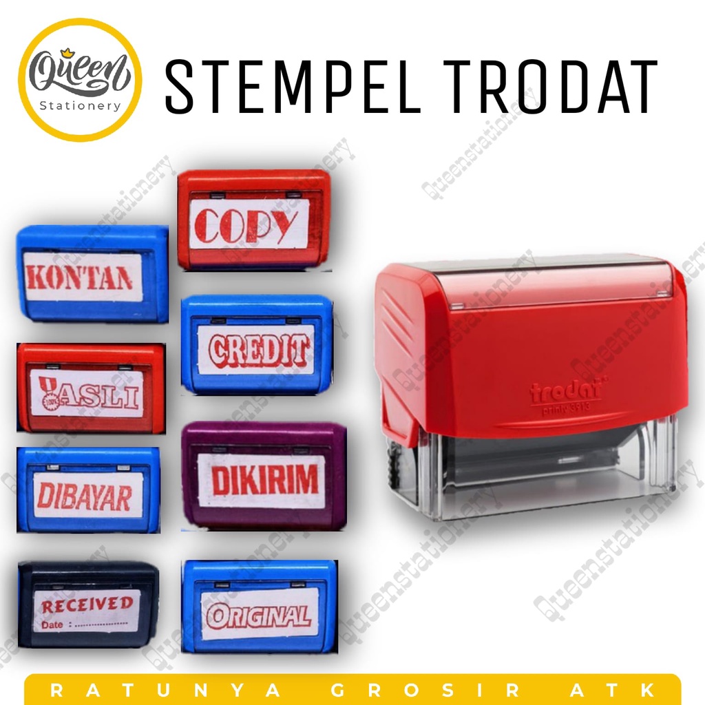 

1 PCS STEMPEL TRODAT / STAMP / STEMPEL OTOMATIS TRODAT