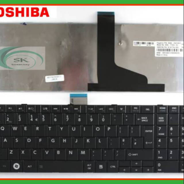 Keyboard Toshiba Satellite C850 C850D C855 C855D L850 L855 L855D