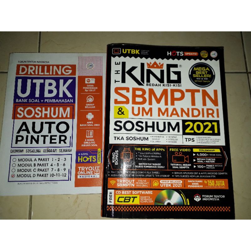 

buku THE KING SBMPTN SOSHUM 2021